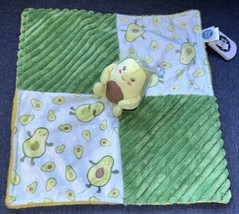 Mary Meyer Avocado Soft Plush Baby Security Lovey Blanket Green Textured 13” New - $21.99