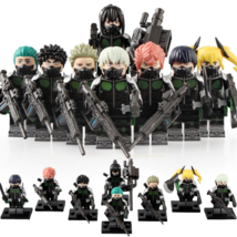 8pcs Kaiju No. 8 the Third Division Mina Soshiro Reno Iharu Minifigures Toys - £17.63 GBP