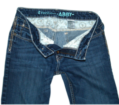 Cruel Denim - ABBY - Low Rise Zip Back Pockets  Sz 27/3 XXL Blue Jeans (... - £11.69 GBP