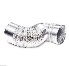 Aluminum Air Ducting 10&quot; Inch x 33&#39; Feet Air Ventilation Non-Insulated - $37.39