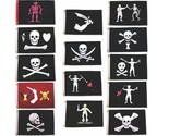 AES 3x5 Historic Jolly Roger Pirate Captains Package Flag 3&#39;x5&#39; Grommets... - £72.16 GBP