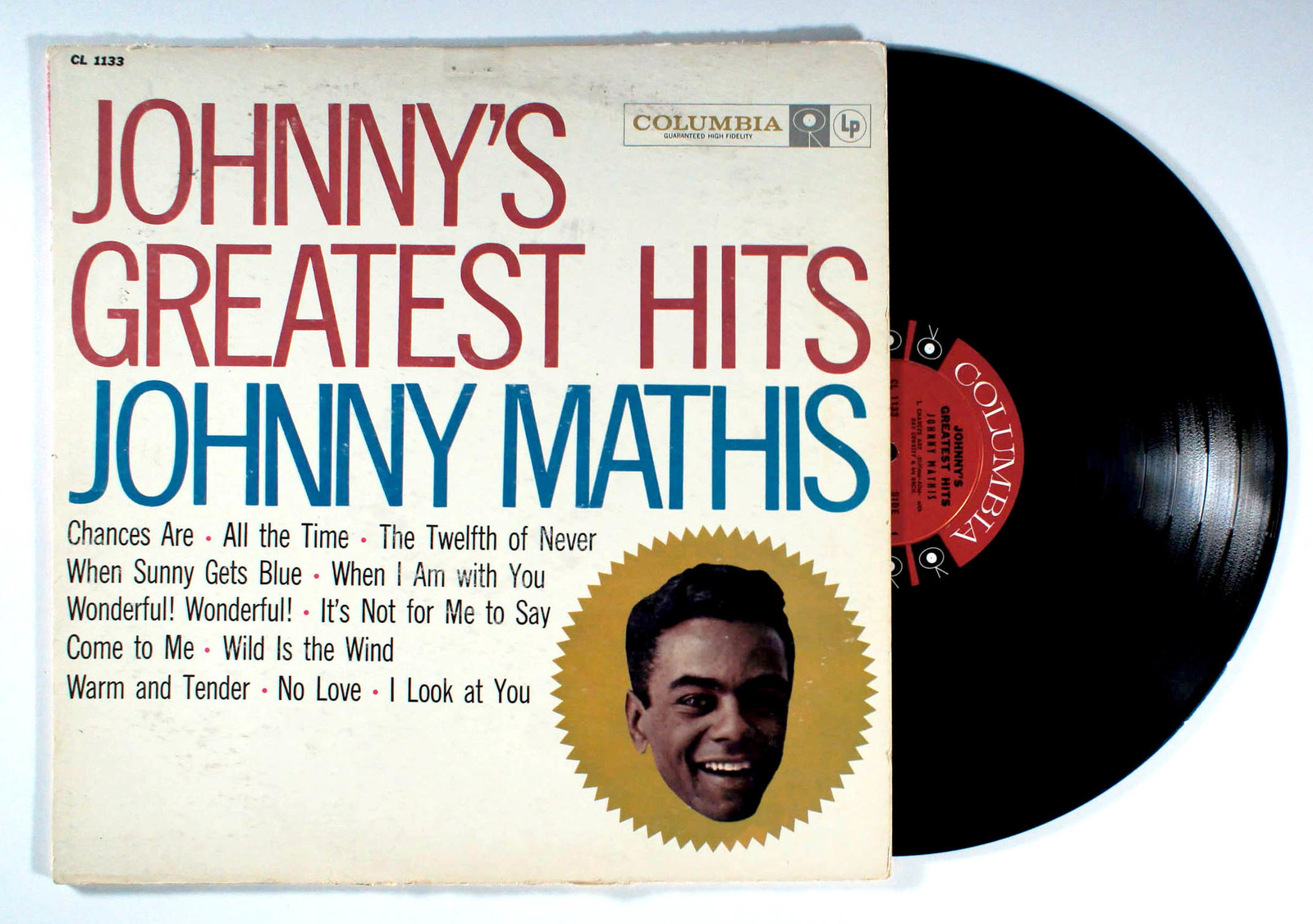 Johnny Mathis - Greatest Hits (1958) Vinyl LP โข Best of, Johnny's, Chances Are Item image 10