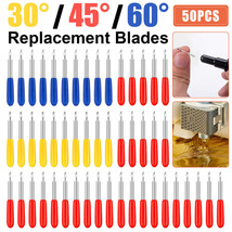 50Pcs Blades Replacement for Cricut Explore Air 2 Cutting Machine 3 Sizes Effect - £15.71 GBP