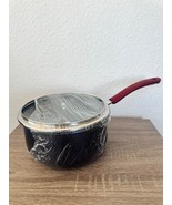 New T-fal 3qt Saucepan with Lid Nonstick Cookware with Red Handles - €38,52 EUR