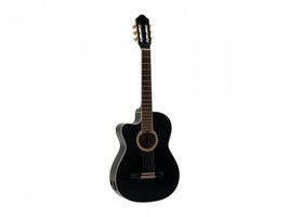 Dimavery CN-600L Classical Guitar, Black - £168.43 GBP