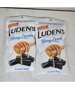 2 Bags of Luden&#39;s Licorice Honey 30 Throat Drops Lozenges - £14.56 GBP
