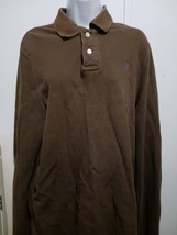 Abercrombie &amp; Fitch Muscle Brown Long Sleeve Shirt Size XXL 2XL - $19.79