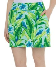 Nwt Tommy Bahama Freeport Green &amp; Blue Golf Tennis Pickleball Knit Skort M &amp; L - £39.95 GBP