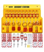 VEVOR 58 PCS Lockout Tagout Kits, Electrical Safety Loto Kit Includes Pa... - £79.05 GBP