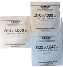 Kaman Musical Strings Lot Of 5 1st 2nd 4th 5th missing 3rd or 6th - £11.82 GBP