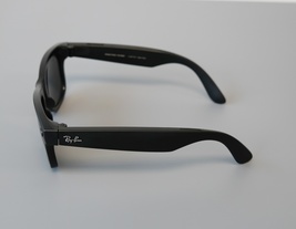 Ray-Ban Stories Wayfarer RW4002 50mm Smart Glasses - Matte Black/Dark Grey image 3