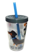 Secret Life of Pets Insulated Tumbler w/ Buddy the Dachshund &amp; Max 13oz - £11.88 GBP
