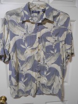 Men&#39;s puritan Sz Lg Hawaiian style short sleeve button Shirt  w/ chest pocket - £7.88 GBP