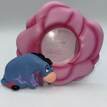 Eeyore with pink flower Disney Store Exclusive Picture Frame 3 1/4&quot; x 3 ... - £12.01 GBP