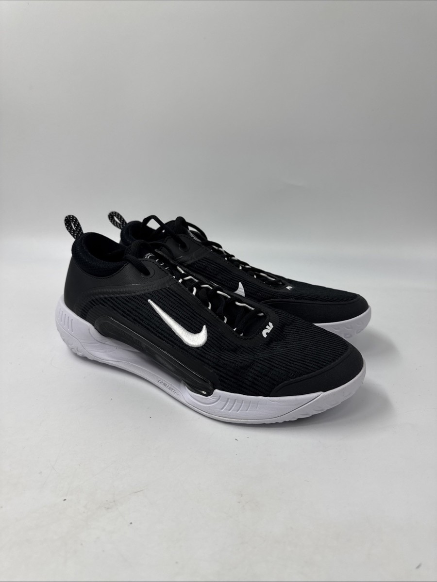 Nike Court Zoom NXT HC Black White HC Tennis Shoes DH0219-010 Men’s Size... - $179.99