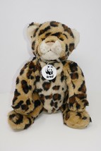 Build A Bear WWF World Wildlife Fund Leopard Plush Stuffed Animal w/Sounds - £12.14 GBP