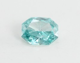 Radiant Cut Loose Diamond (0.5 Ct,Sky Blue(Irradiated) Color,VS1 Clarity) - £450.38 GBP