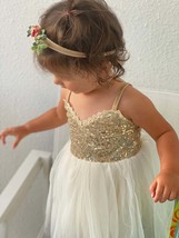 Sequins dress baby, princess dress, tutu dress baby, tulle dress baby, f... - £35.55 GBP