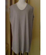 Rick Owens Lilies Dress Long Top Sleeveless Wide Shoulder Mauve 42 8 New... - $246.26 CAD