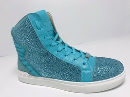 Men&#39;s J75 by Jump Sparta High Turquoise Fashion Sneakers - $150.00