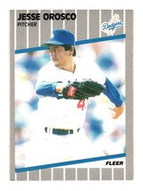 1989 Fleer #68 Jesse Orosco Los Angeles Dodgers - £0.78 GBP