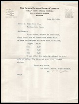 1915 The Perry, Buxton, Doane Co, Scrap Iron, Letterhead, Boston, Mass A1 - $3.95