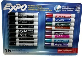 Expo Low Odor Dry Erase Markers, Chisel Tip, Assorted, 16 Count - $15.83