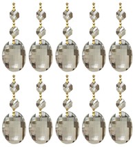 Royal Designs Teardrop Clear Pendants Balls Chandelier Oblate Cut with C... - $24.70+