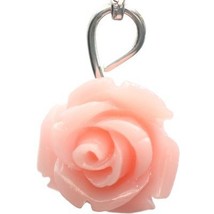 Pink Rose Dangle Charm - €3,35 EUR
