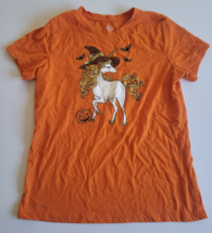 Halloween Unicorn Way To Celebrate Halloween Girls Size 18 Shirt - £7.56 GBP