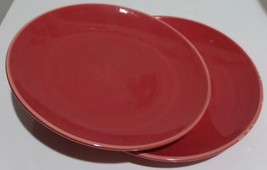 222 Fifth (PTS) Color Wheel Red 8&quot; Salad Plate Set of 2 - $90.91 MXN