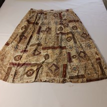 Sag Harbor RN#51735 Women’s Brown Pull-On Skirt Size XL Measured Waist 33" image 8