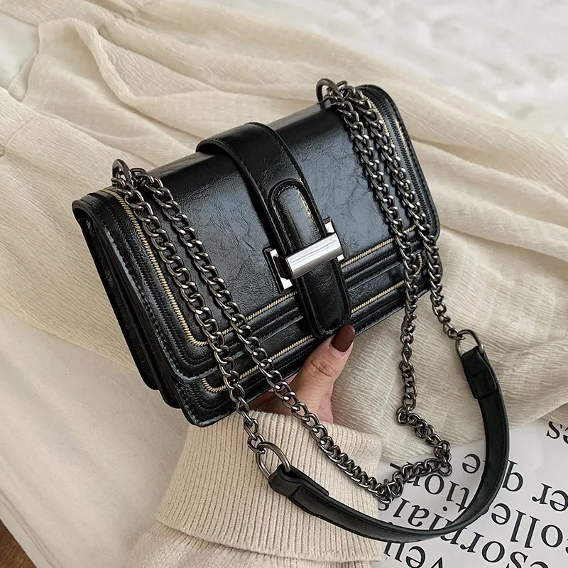 Vintage PU Leather Crossbody bags for Women New Fashion Ladies Cluthes M... - $44.60