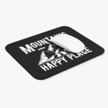 Mountains Are My Happy Place Mouse Pad - Geometric Mountains Design - Re... - $13.39