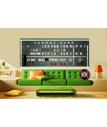 Fenway Park Scoreboard 24" x 58"  Removable World Series 2018 board - $168.25