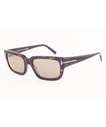 Tom Ford Ezra 1075 52L Havana / Brown Roviex Sunglasses TF1075 52L 54mm - $227.05