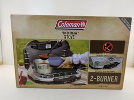 Coleman PerfectFlow 20,000 BTU 2 Burner Grill Camp Stove Camping outdoor - £80.73 GBP
