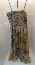 Peter Nygard Multi Colored Sundress Below Knee With Sparkles Sz 8 - £19.71 GBP