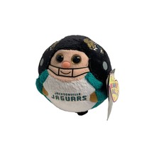 New Ty Beanie Ballz Plush Stuffed Doll Toy Jacksonville Jaquars 5 in Tall - $8.91