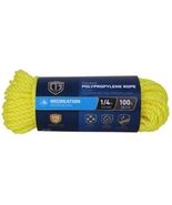 MIBRO Group (The) 643681 Twisted Braided TG 1/4x100YEL Poly Rope - $406.02 MXN