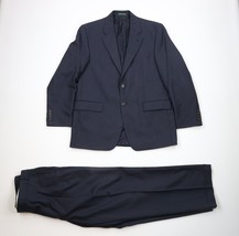 Ralph Lauren Mens Size 41R 2 Piece Wool Suit Wedding Navy Blue Pants 34x29 - $118.75