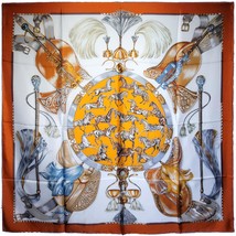 VhoMes NEW Genuine 100% Mulberry Silk Double Sided Trill Silk Scarf 53&quot;x53&quot; Larg - $109.99