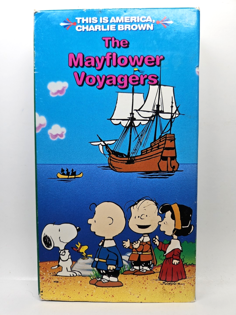VHS Tape Peanuts This Is America Charlie Brown The Mayflower Voyagers 1994 - $17.99