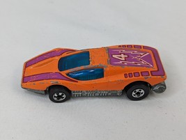 Hot Wheels Large Charge 1974 Orange Flying Colors Car Mattel - $10.95