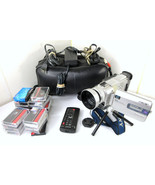 HUGE LOT Sony DCR-TRV20 Handycam Camcorder Video Camera + 19 Tapes, Case... - £163.44 GBP