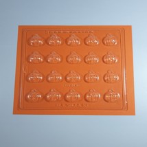 Vintage Candy Mold Pumpkin Mini 1.25 Inch Holiday Polymer Clay Fondant 1... - £9.01 GBP