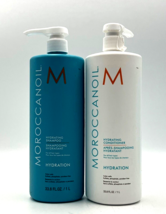 Moroccanoil Hydrating Shampoo &amp; Conditioner/All Hair Types 33.8 oz Duo - £112.40 GBP