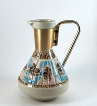 Midcentury Modern Hiller Chiller Water Pitcher 9.5&quot; Made in USA Vintage 1957 - £9.47 GBP