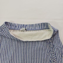 Moa Moa Women's Blue & White Stripes Elastic Waist Pencil Skirt Size XL Waist 30 image 11