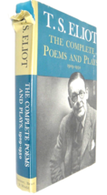 T.S. Eliot Complete Poems and Plays 1909-1950 Twenty-Third Printing 1971 HBDJ - £10.67 GBP